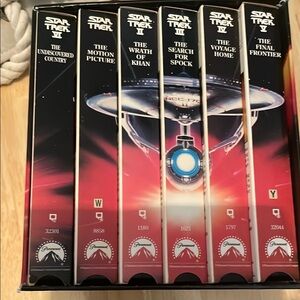 Star Trek Movie Collection VHS Set